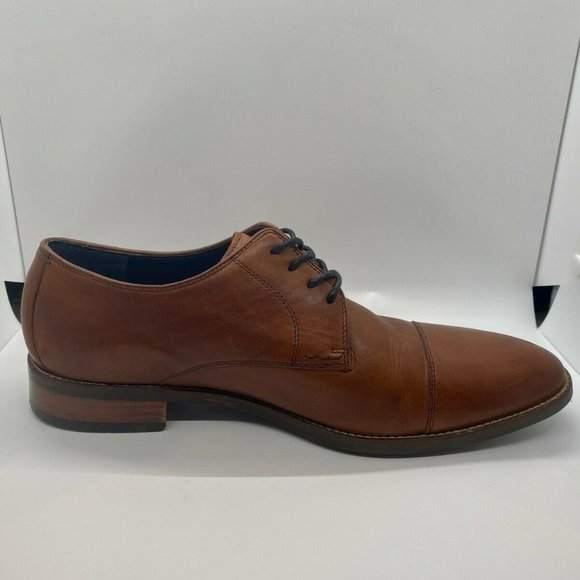 Cole Haan Mens Lenox Hill Cap Dress Shoe- Brown,11